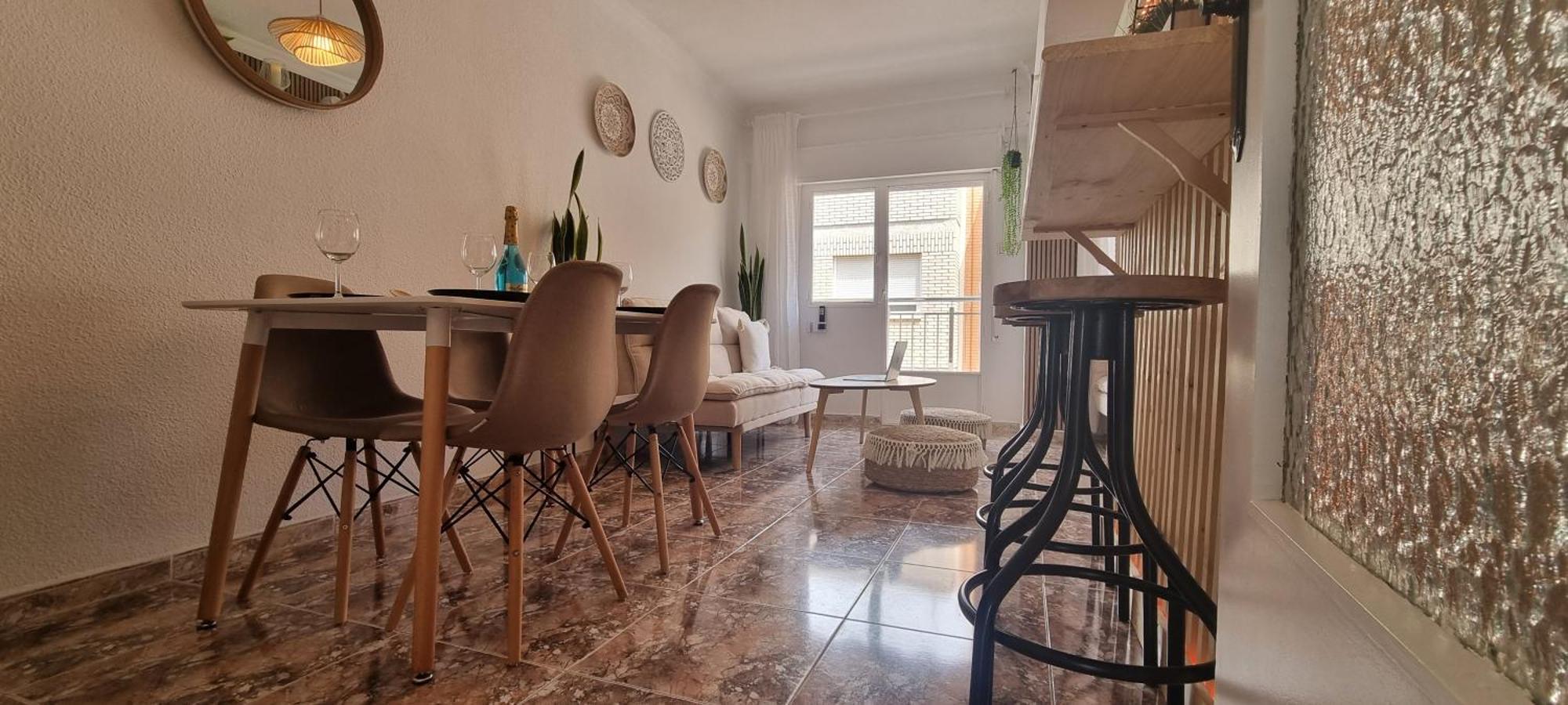 Wabi Beach Home - Frente Al Mar Con Aire Acondicionado Águilas Dış mekan fotoğraf