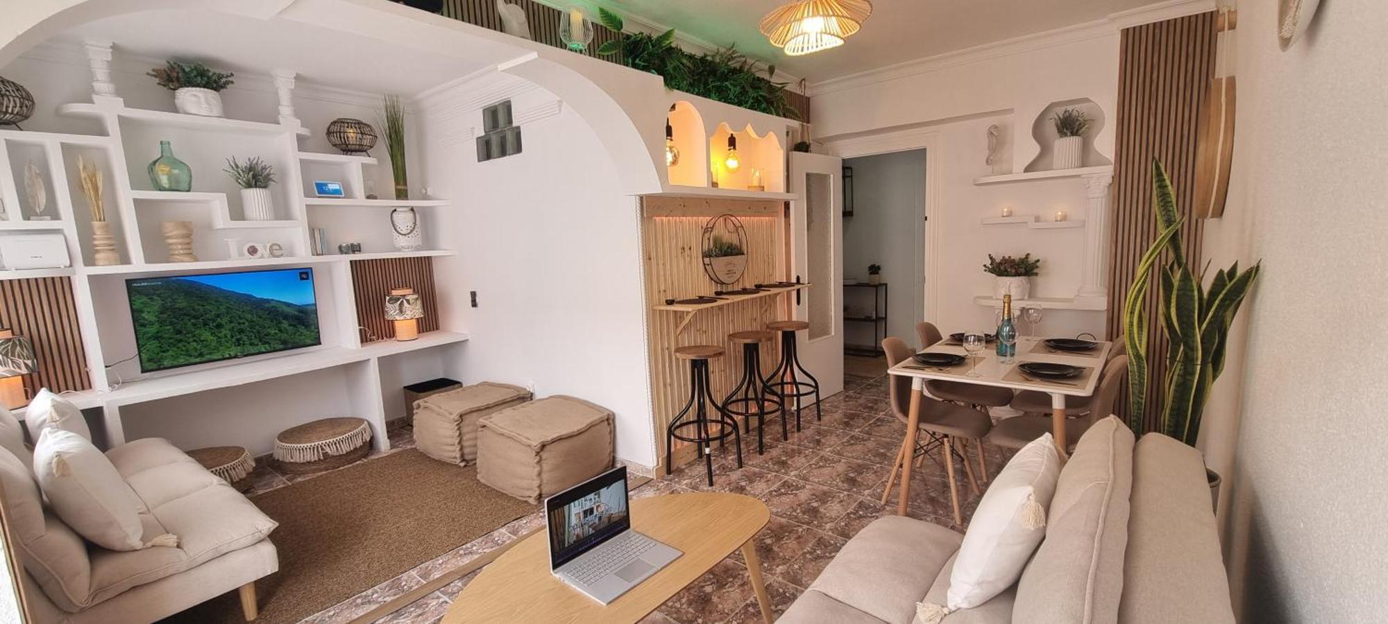 Wabi Beach Home - Frente Al Mar Con Aire Acondicionado Águilas Dış mekan fotoğraf